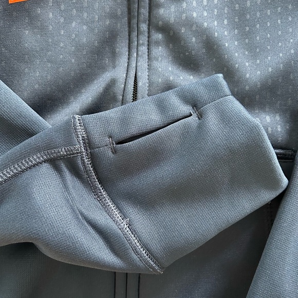 Nike Syracuse Navy Full Zip Hooded Therma Fit Sweatshirt Size Small - Picture 4 of 6